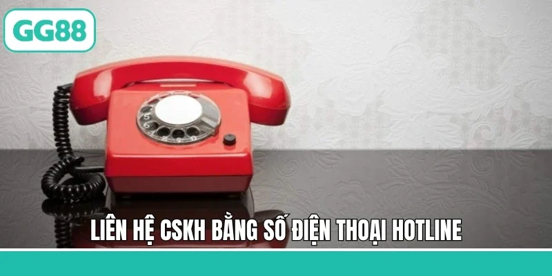 Liên hệ CSKH bằng số điện thoại hotline
